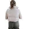 Women's Faux Leather Cropped Puffer Vest - HYFVE - 2 of 4