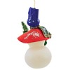 De Carlini Italian Ornaments 8.0 Inch Baron Von Snow Christmas Tree Ornament , Italian, Ornament, Snowman (1PC) - 3 of 4