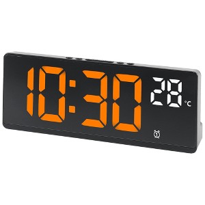REGALWOVEN Voice Wake-Up Alarm Clock Dual Alarms 6.8"L x 0.9"W x 2.6"H1 Pc - 1 of 4