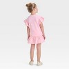 Toddler Girls' 2pc Disney Minnie Mouse Top & Skort Set - Pink - 2 of 4