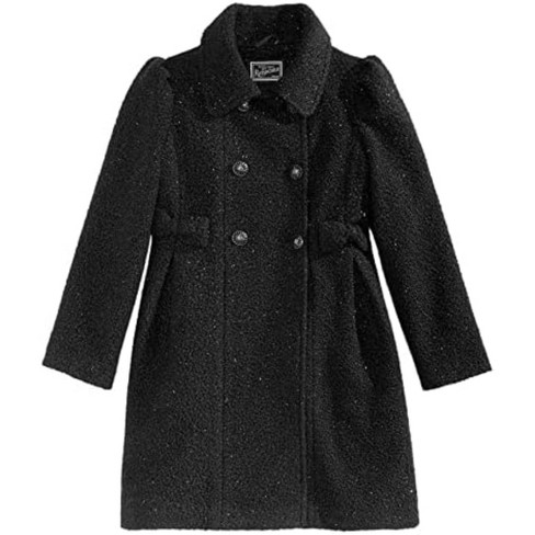 Rothschild Big Girls Faux Wool Sparkle Bow Dress Coats Target