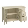 ORRD American 2-Door 3-Drawer Accent Cabinet with Hollowed Door, Adjustable Shelf & Anti-Tip Lock for Living Room, Bedroom - 4 of 4