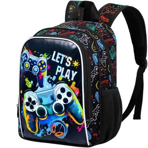 Generic Boys Toddler Game Backpack, Water Resistant Kindergarten Bookbag - 1 of 4