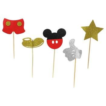 O'Creme Mouse Set Cake Toppers, Pack of 25