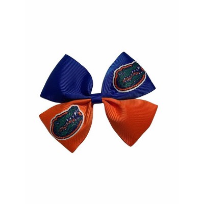 NCAA Florida Gators Glitter Pinwheel Hair Bow