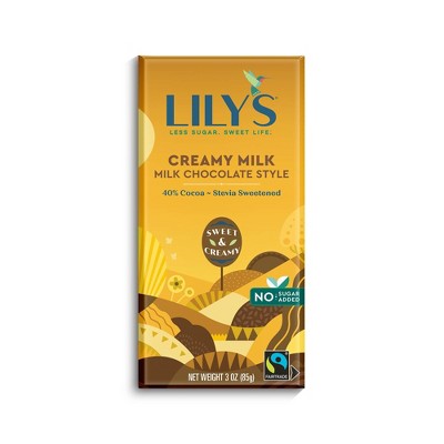 Lily's 40% Creamy Milk Chocolate Bar - 3oz
