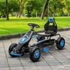 JANSNO Pedal Go Kart Ride-On Toy for Kids 5-12 with Suspension, Hand Brake & DWear-Resistant Tread - 2 of 4