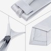 INSPIRE CHIC Men's Skinny Slim Solid Color Adjustable Pre-Tied Satin Necktie Ties 1 Pc - 3 of 4