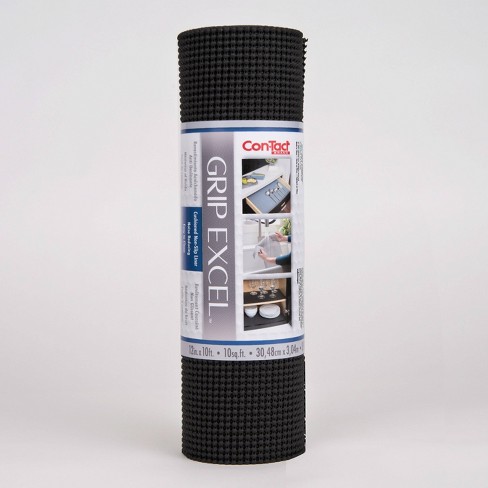 Con-tact Brand Grip Premium Non-adhesive Shelf Liner- Thick Grip Black  (18''x 8') : Target