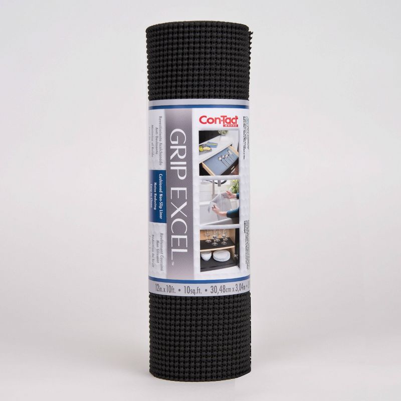 Con-Tact Excel Grip Black 12&#34;x10ft, 1 of 7
