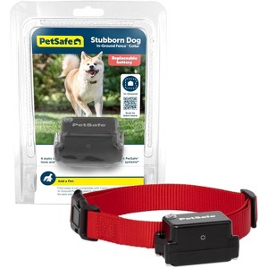 PetSafe Stubborn Dog Fence Collar - Dog Electric Collar Waterproof Receiver, Battery Operated, In Ground Containment for Pets - 1 of 4