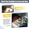 Unique Bargains Sun Visor Assembly W/ Mirror for Toyota Camry 2007-2011 Left and Right Side 74320-06780-B0 74310-06750-B0 Gray 1 Pair - 4 of 4