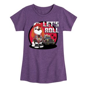 Girls' - Paw Patrol - Al Let's Roll Fitted Short Sleeve Graphic T-Shirt - 1 of 4