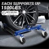 Car Dolly Jack Set of 4, 1500LBS Capacity Hydraulic Car Wheel Dolly, Rollers with Foot Pedal, for Tire Auto Repair Moving - 3 of 4