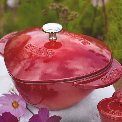 Staub Cast Iron 1.75-qt Heart Cocotte