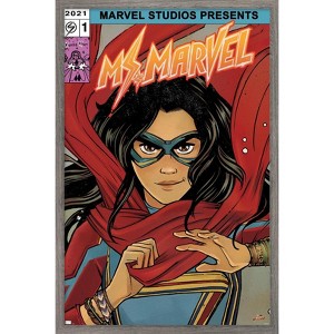 Trends International Marvel Ms. Marvel - Comic Framed Wall Poster Prints - 1 of 4