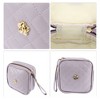 Unique Bargains Women's Durable Floral Makeup Bag 1 Pc - 3 of 4