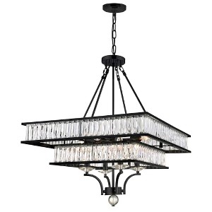 CWI Lighting Shalia 8 Light Chandelier With Black Finish - 1 of 4