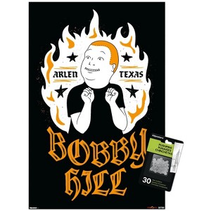 Trends International King of the Hill (1997) - Bobby Hill Arlen Texas Flame Unframed Wall Poster Prints - 1 of 4