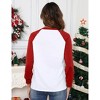 Merry Christmas Sweatshirts For Women Gnomes Funny Sweatshirt Cute Long Sleeve Xmas Holiday Tree Graphic Pullover Top - 4 of 4