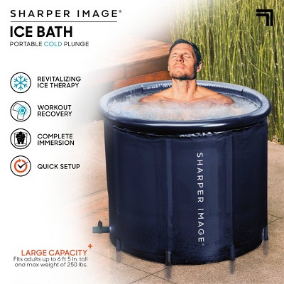 Sharper Image Ice Bath Portable 31.5" Inflatable Pool - Navy, 3 of 10