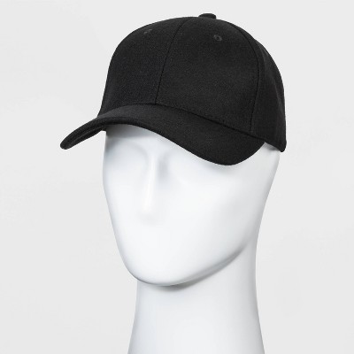 mens black baseball hat