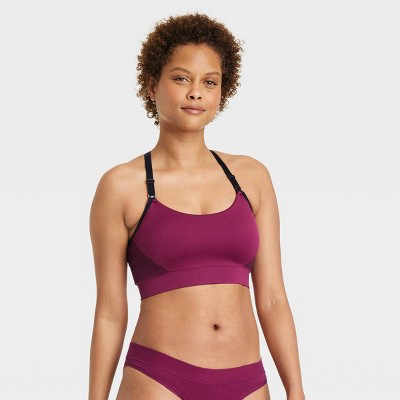 Image of Women's Nursing Yoga Bralette - Auden™ Red M
