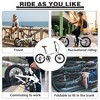 RISOKEYS 20 Inch Foldable City Bike 7 Speed Transmission System & Dual Disc Brake Aluminum Frame Adult Bicycle for Commuting Traveling - 2 of 4