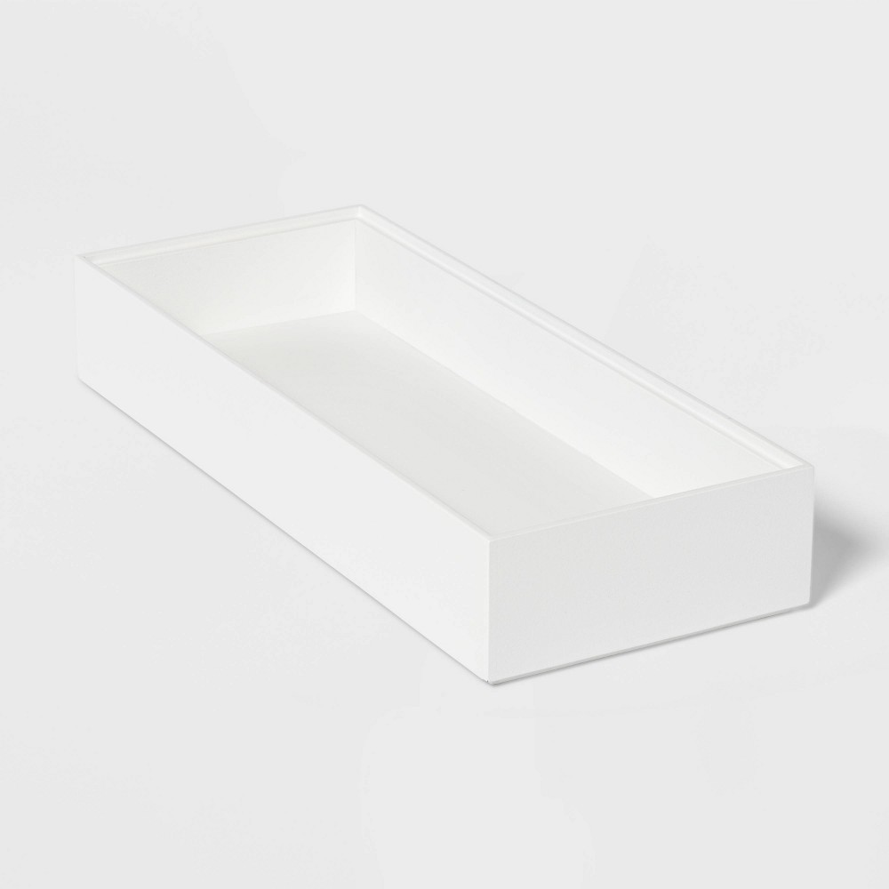 6" x 15" Compartment Drawer White - Threshold