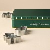 Set of 8 3.5L 'Merry Christmas' Rectangle Cookie Tin Solid Green - Hearth & Hand™ with Magnolia - 4 of 4