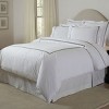 Pointehaven 300 TC Percale 100% Long Staple Cotton Double Satin Stitch Pillow cases pair - 4 of 4