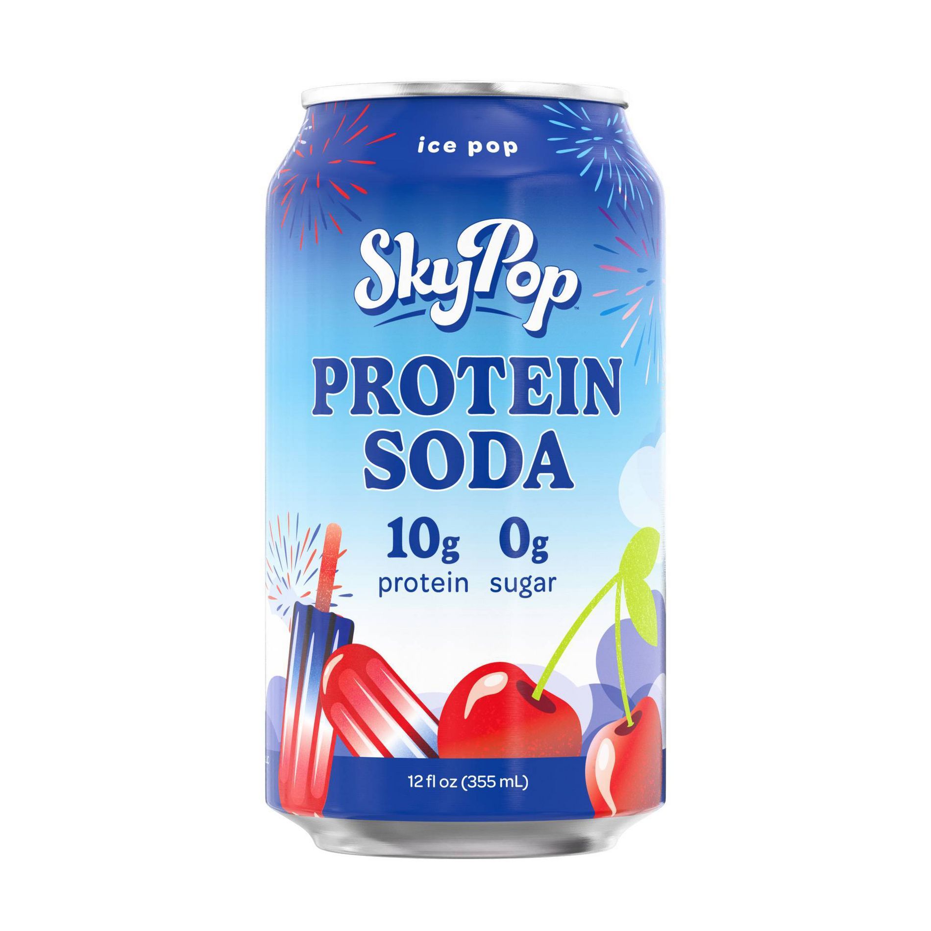SkyPop Protein Soda - 12 fl oz