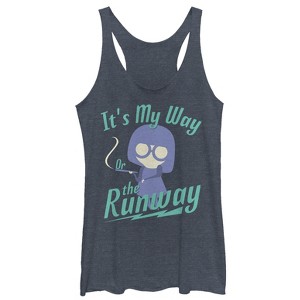 Women's The Incredibles 2 Edna Mode My Way Racerback Tank Top - 1 of 3