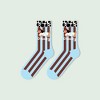 Anna-Kaci Women's 6pk Striped Ankle Socks - Cute Print Pattern Casual Socks for Daily Wear - 3 of 3