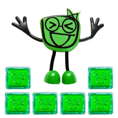 Glo Pals Character Pippa & 6 Green Light Up Water Cubes