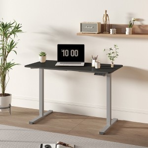 NicBex 47.24 Inch Electric Standing Desk,Home Office Desk with Whole Piece Adjustable Height and Gray Frame for Bedroom,Living Study Room - 1 of 4