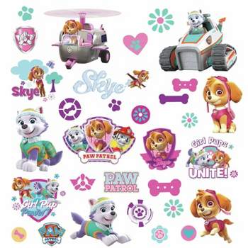 PAW Patrol Girl Pups Peel and Stick Kids' Wall Decal