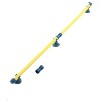 Unique Bargains 18" Long Fish Tank Aquarium Plastic Air Oxygen Stone Bubble Wall Tube Yellow - 2 of 3