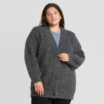 women's plus size button up sweaters