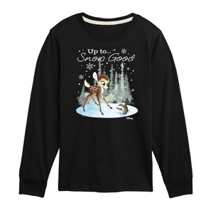 Boys' - Disney - Christmas - Up To Snow Good Long Sleeve Graphic T-Shirt - 1 of 4