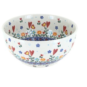 Blue Rose Polish Pottery Vena Cereal Bowl - 1 of 2