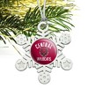 Central Washington University Wild Cats Logo Metal Snowflake Christmas Tree Holiday Ornament - 2 of 3