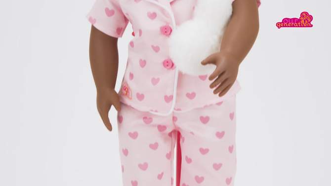 Our Generation Tanisha 18&#34; Slumber Party Doll, 2 of 7, play video