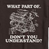 Men's - Instant Message - What Part Don't You Understand Engine Short Sleeve Graphic T-Shirt - 2 of 4