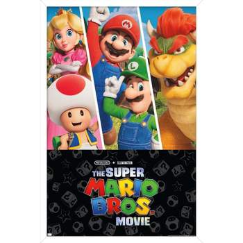 Trends International The Super Mario Bros. Movie - Group Framed Wall Poster Prints