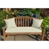Casual Cushion Solid Sunbrella Fabric 1-Piece Indoor/Outdoor Square Throw Pillow, 15"W x 15"L - 2 of 4