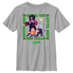 Boy's Steven Universe Crystal Gems Frame T-Shirt - 1 of 4