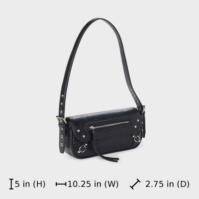 Сумки Wild Fable Studded Detail Flap Shoulder - Wild Fable™ Black — фото 6