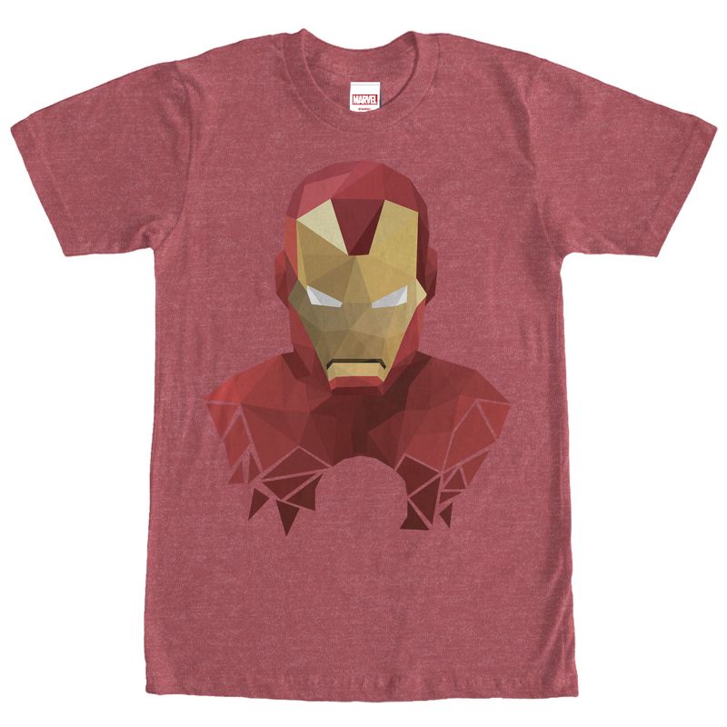 Men's Marvel Geometric Iron Man T-Shirt, 1 of 5