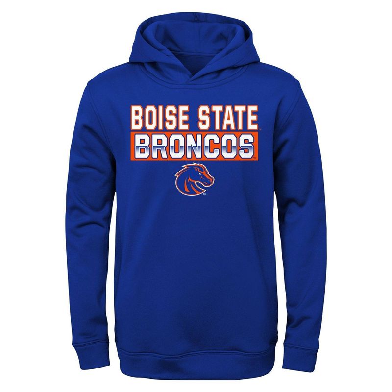 NCAA Boise State Broncos Toddler Boys&#39; Poly Hooded Sweatshirt, 1 of 2